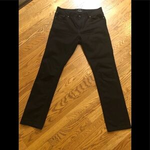 Dark black soft jeans